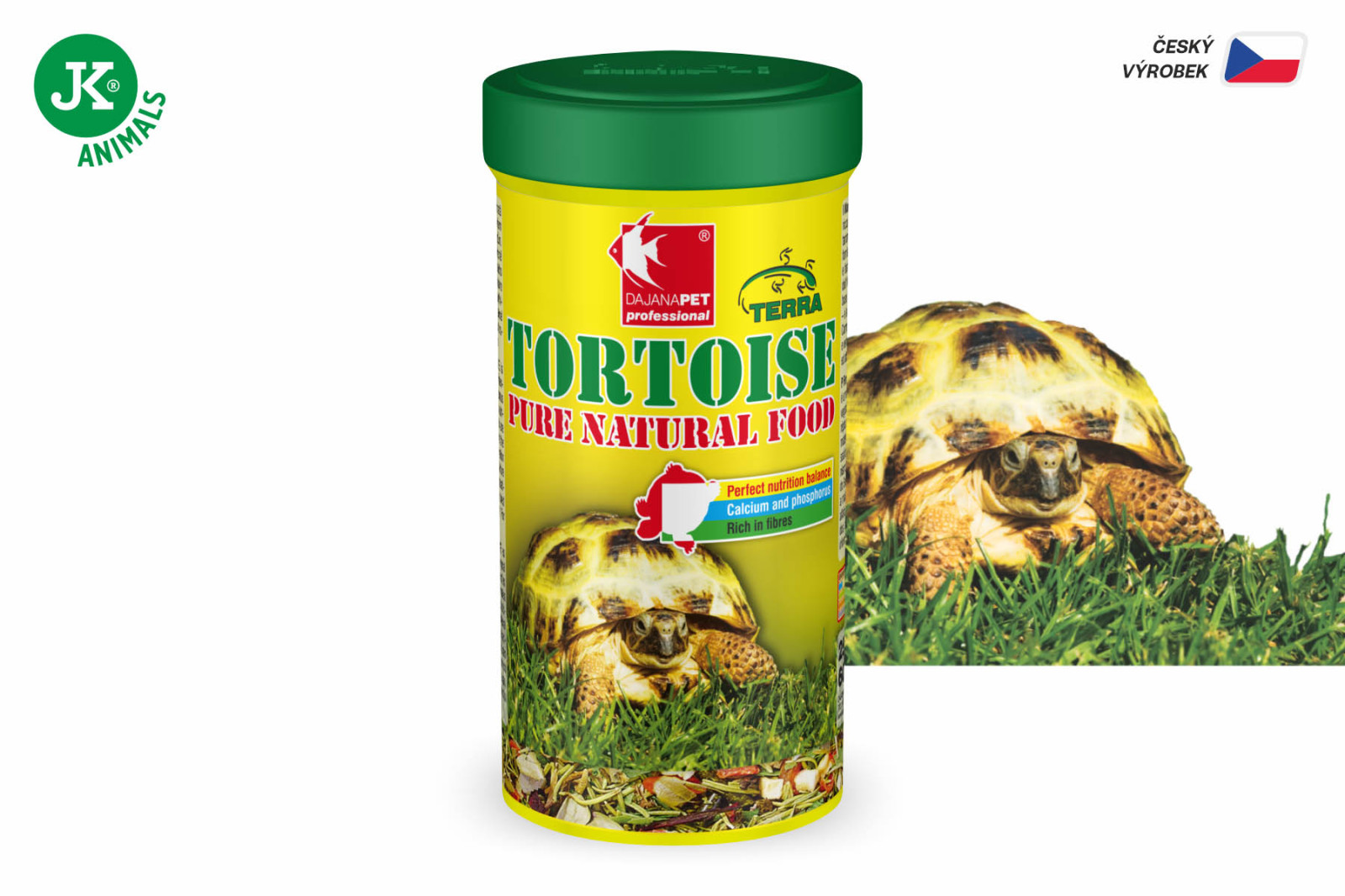 Dajana Tortoise Pure Natural Food, přírodní – krmivo, 250 ml