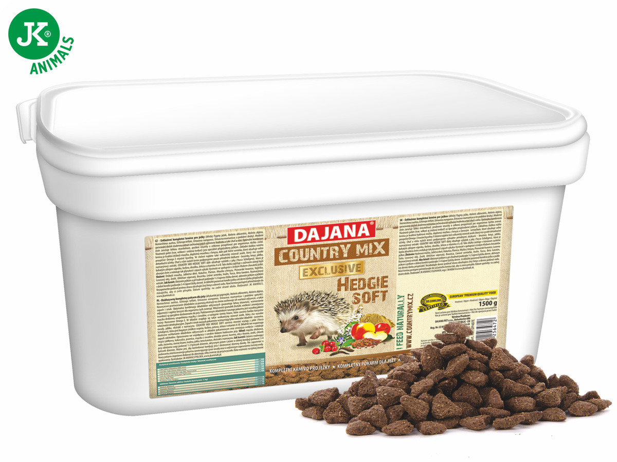 Dajana – COUNTRY MIX EXCLUSIVE, ježek 1 500 g, krmivo pro ježky