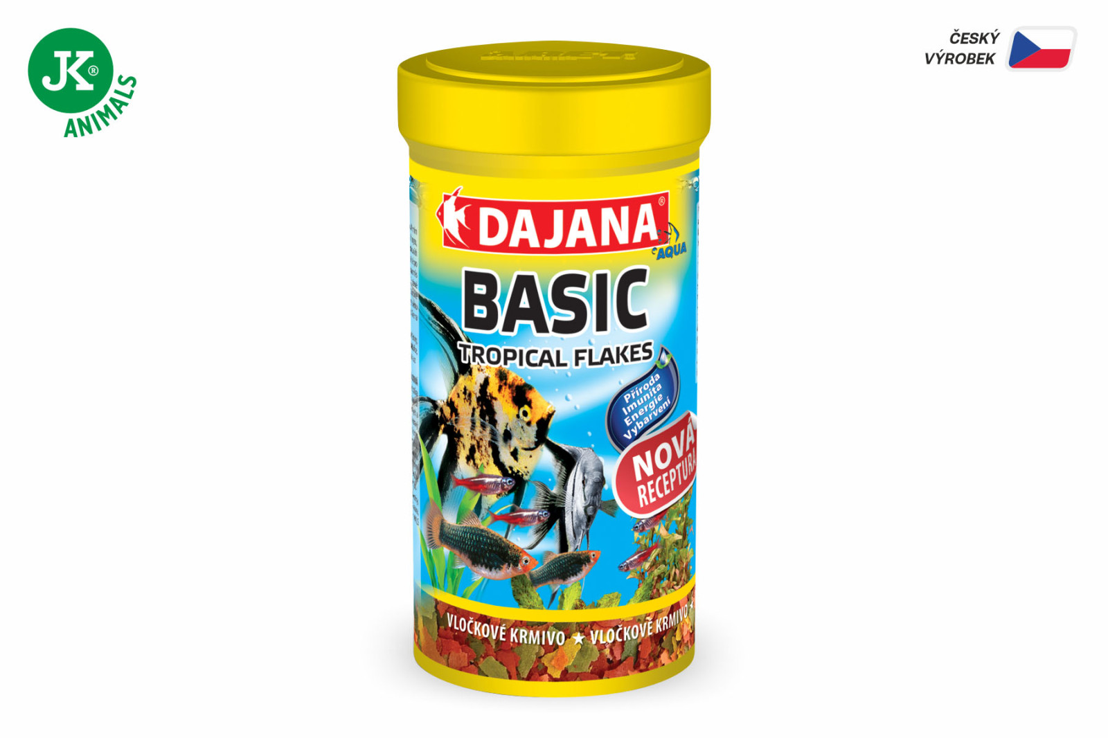 Dajana Basic Tropical Flakes, vločky – krmivo, 250 ml