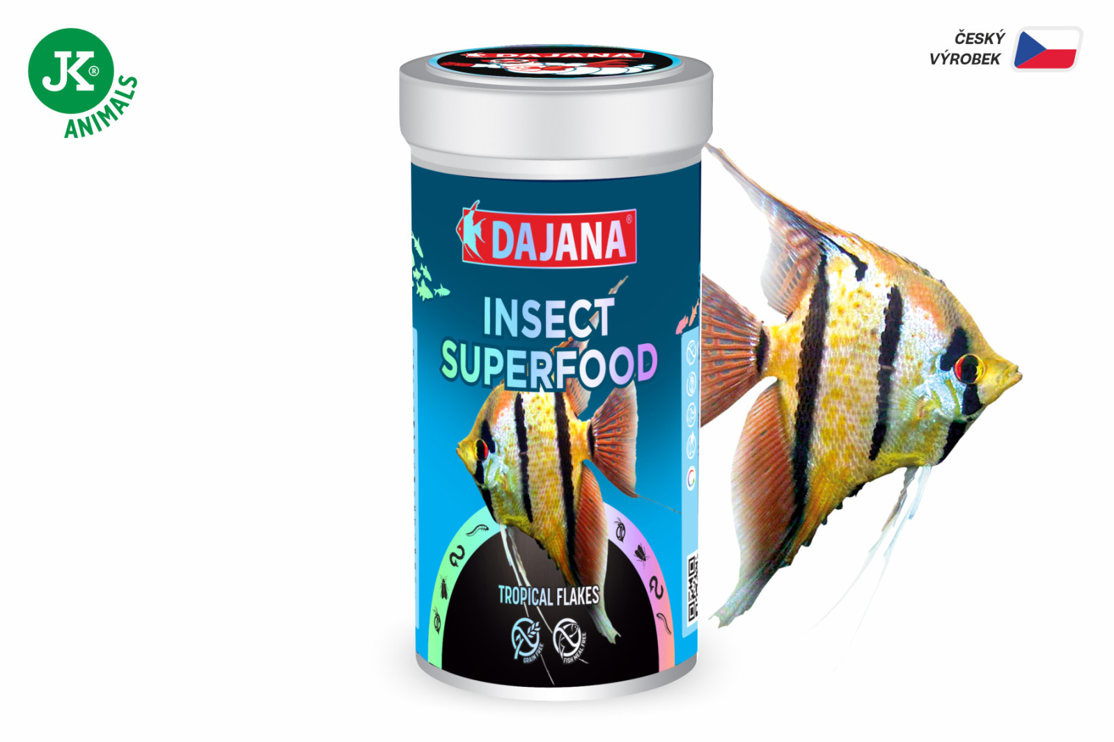 Dajana ISF Tropical Flakes, vločky – krmivo, 250 ml (insect superfood)
