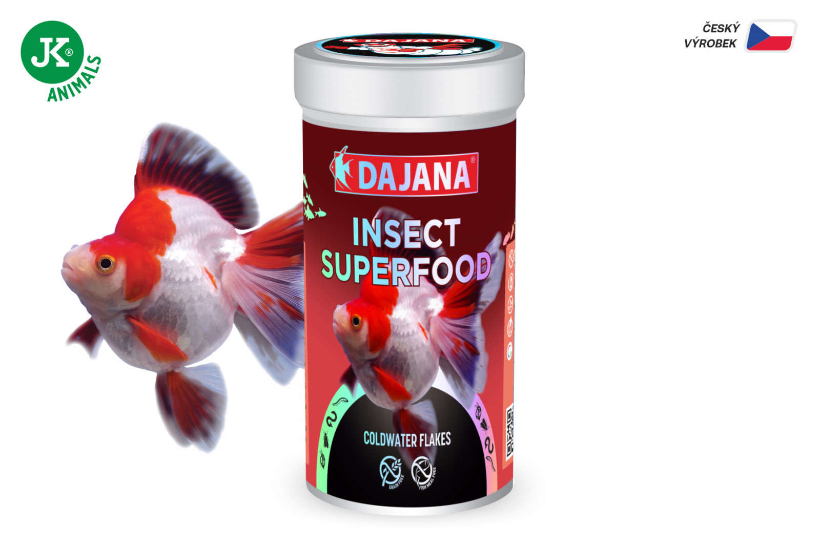 Dajana ISF Coldwater Flakes, vločky – krmivo, 1 l (insect superfood)