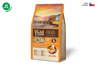 Sam's Field Grain Free Chicken, superprémiové granule pro dospělé psy všech velikostí a plemen, 2,5 kg (Sams Field bez obilovin)